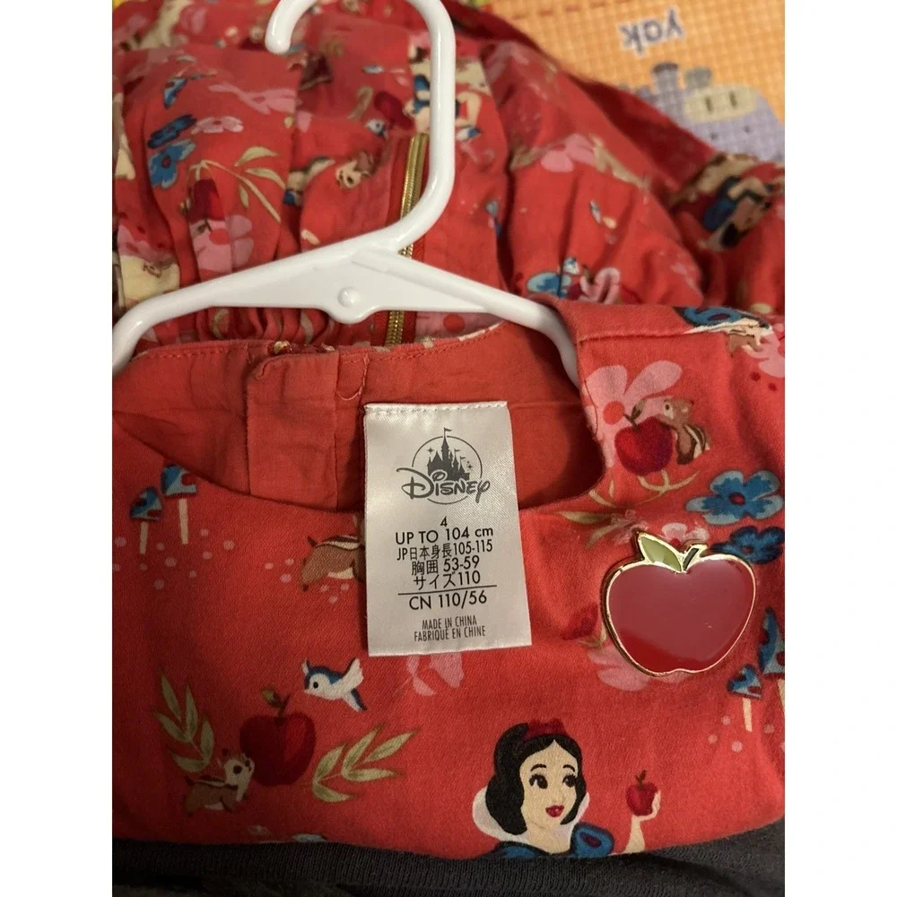 Disney Princess Snow White And Aurora Formal/casual Dress Girl Toddler Size 4.